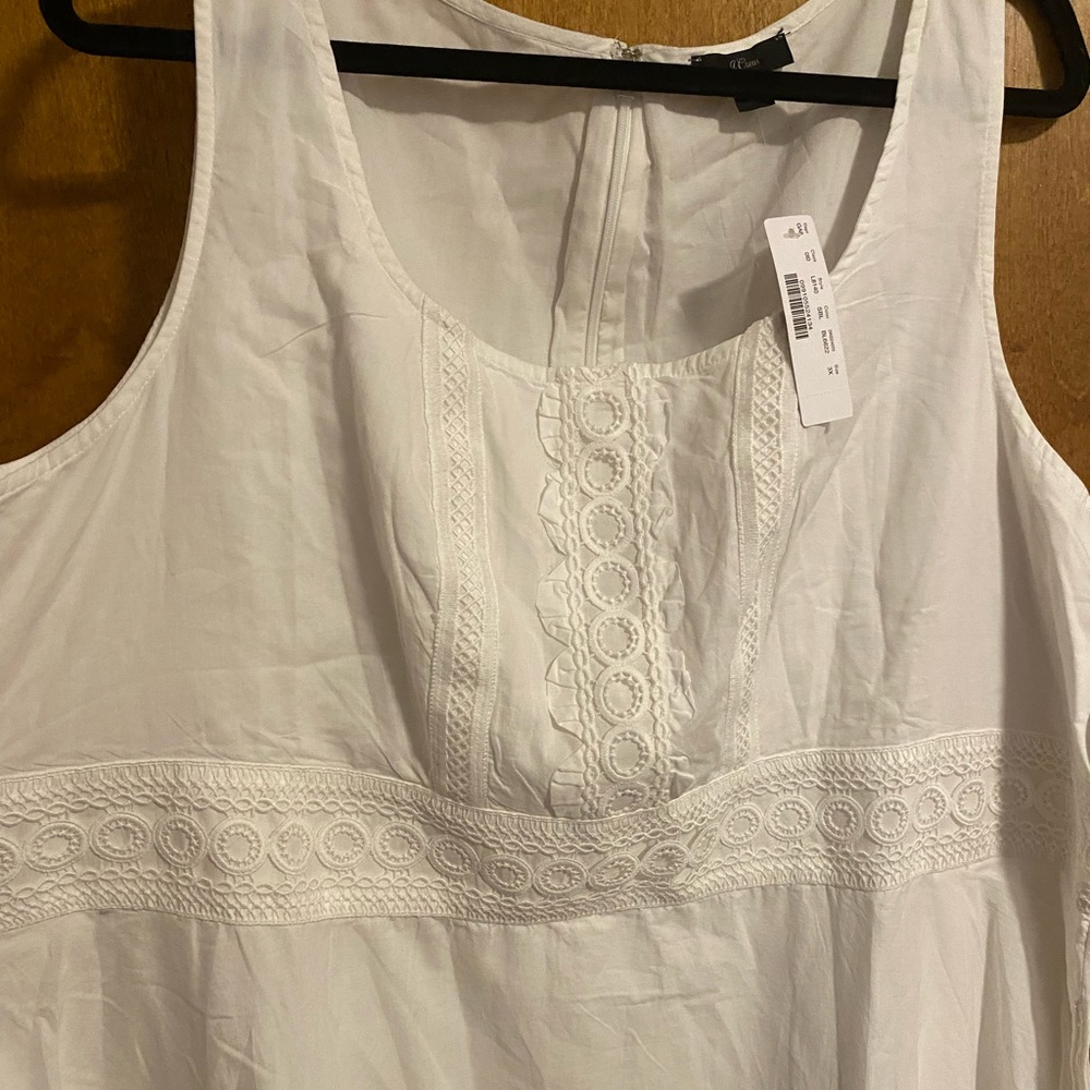 NWT White J. Crew Midi Dress